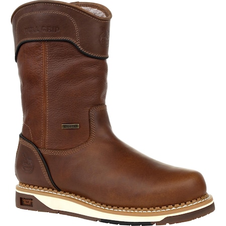 Size 10 Steel Steel Toe Boots, Brown